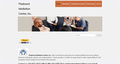 Desktop Screenshot of piedmontmediation.com